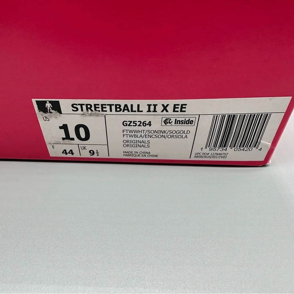 Adidas Streetball II X EE Erick Emmanuel Men's Basketball Sneakers Size 10 NEW